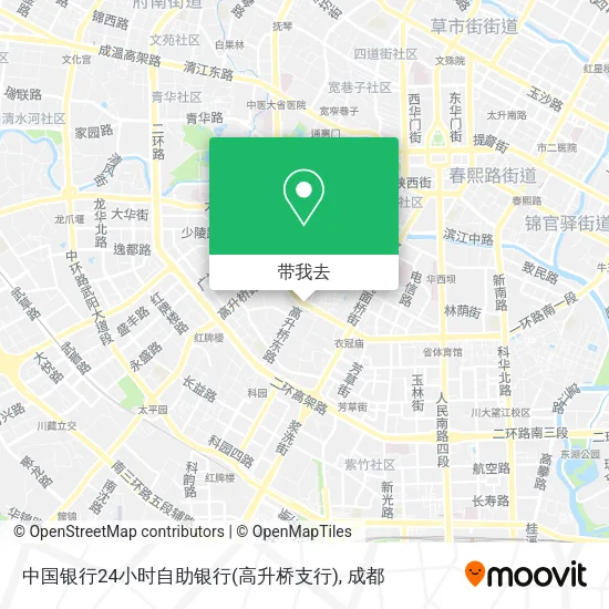 中国银行24小时自助银行(高升桥支行)地图