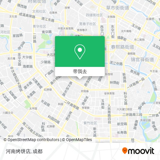 河南烤饼店地图