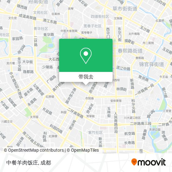中餐羊肉饭庄地图