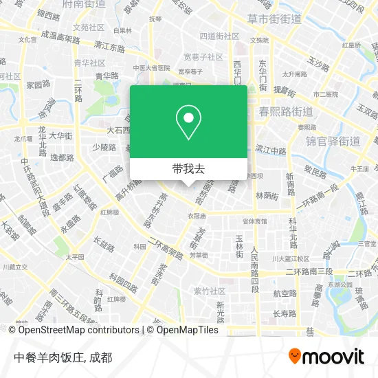 中餐羊肉饭庄地图