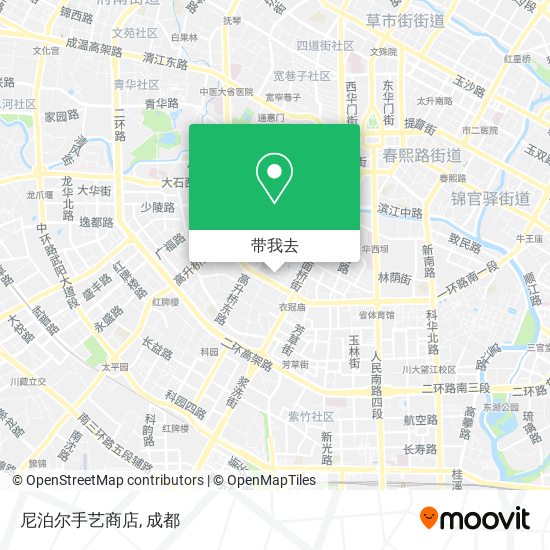 尼泊尔手艺商店地图