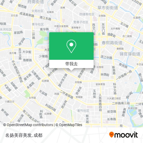 名扬美容美发地图