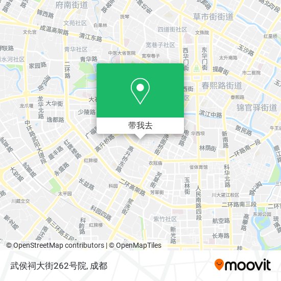 武侯祠大街262号院地图