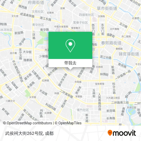 武侯祠大街262号院地图