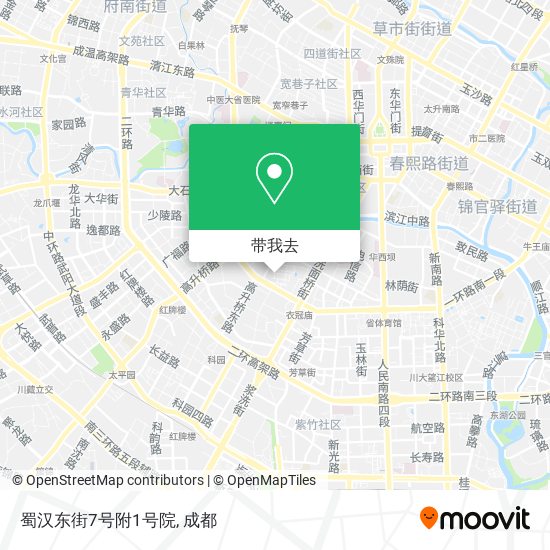 蜀汉东街7号附1号院地图