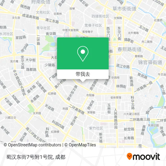 蜀汉东街7号附1号院地图