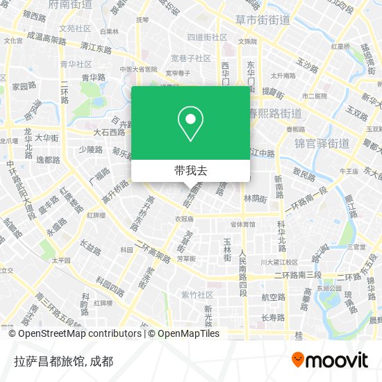 拉萨昌都旅馆地图