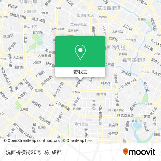 洗面桥横街20号1栋地图
