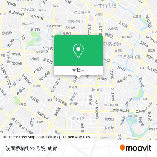 洗面桥横街23号院地图