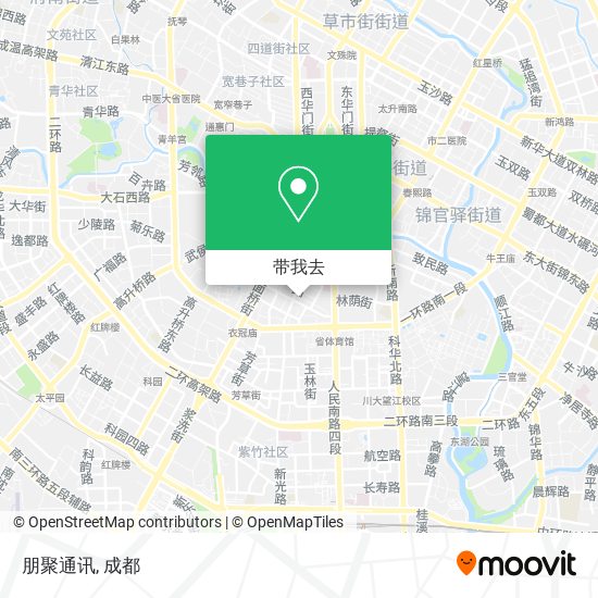 朋聚通讯地图