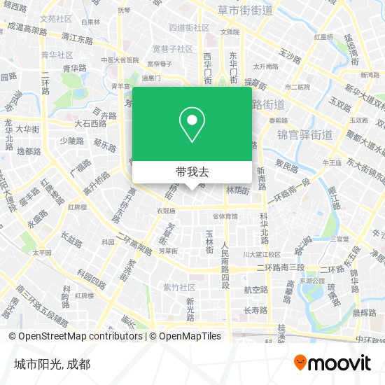 城市阳光地图