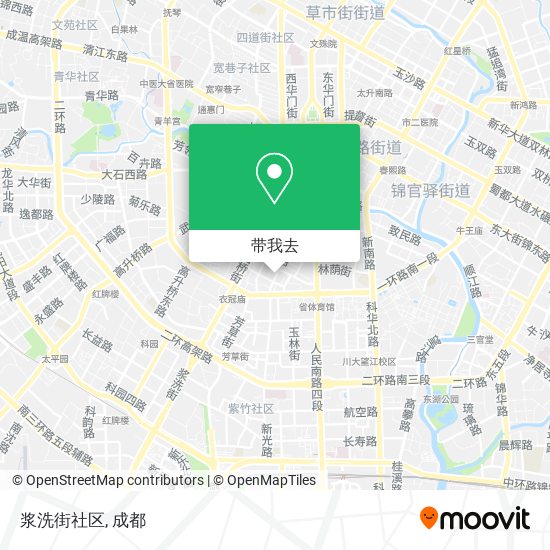 浆洗街社区地图