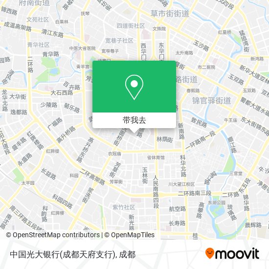 中国光大银行(成都天府支行)地图