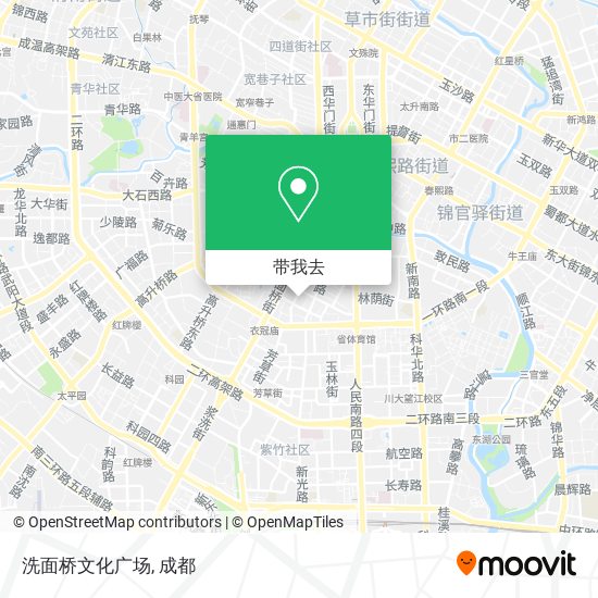 洗面桥文化广场地图