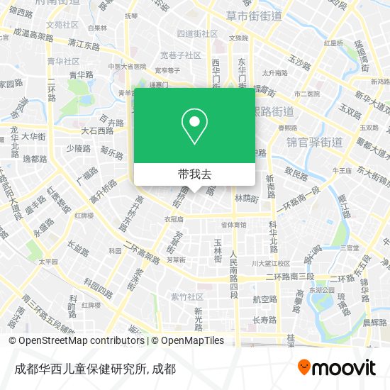 成都华西儿童保健研究所地图