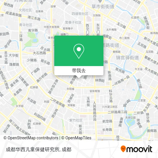 成都华西儿童保健研究所地图