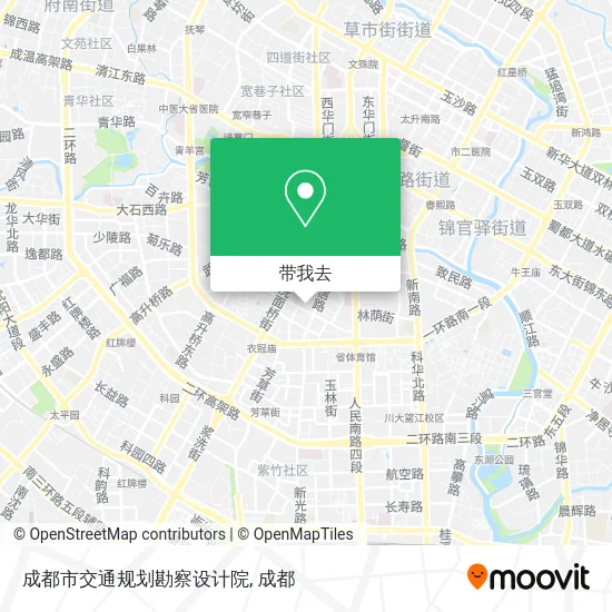 成都市交通规划勘察设计院地图