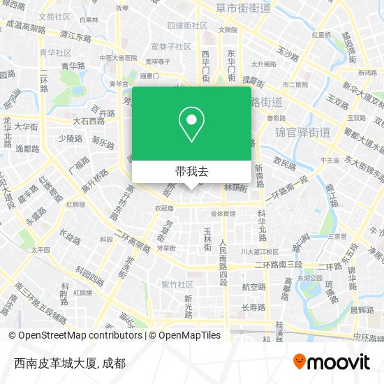 西南皮革城大厦地图