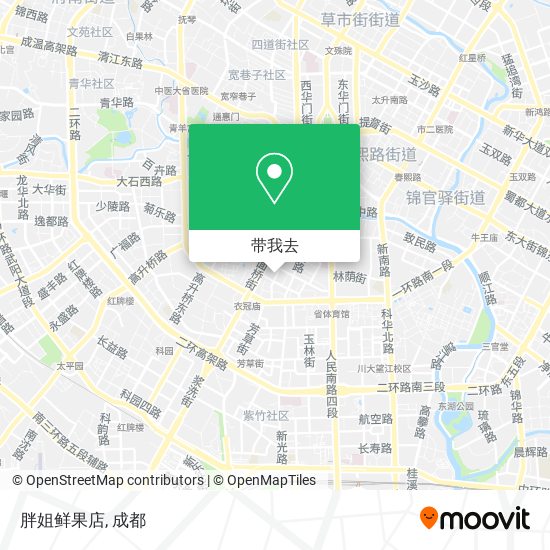 胖姐鲜果店地图