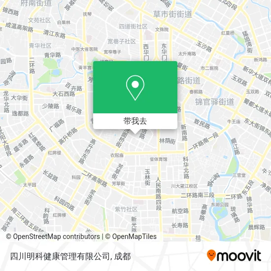 四川明科健康管理有限公司地图