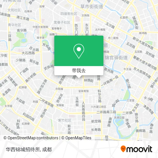 华西锦城招待所地图