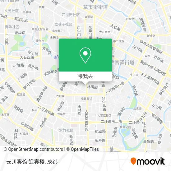 云川宾馆-迎宾楼地图