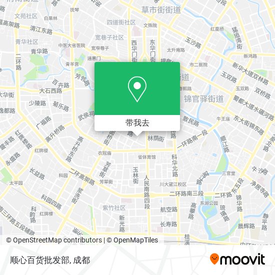 顺心百货批发部地图