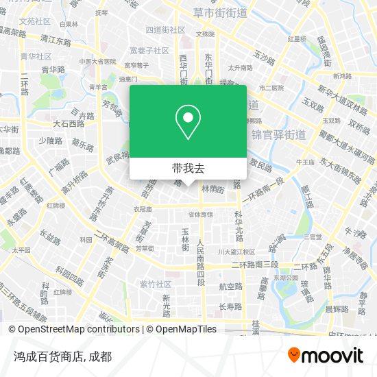 鸿成百货商店地图