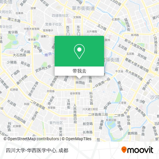 四川大学-华西医学中心地图