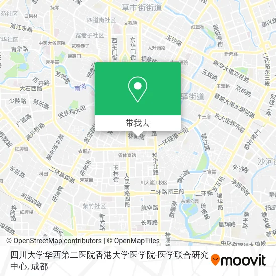 四川大学华西第二医院香港大学医学院-医学联合研究中心地图