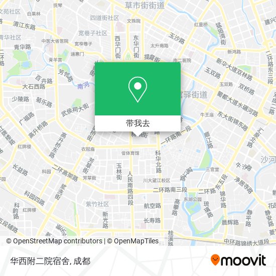 华西附二院宿舍地图