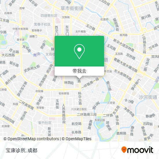 宝康诊所地图