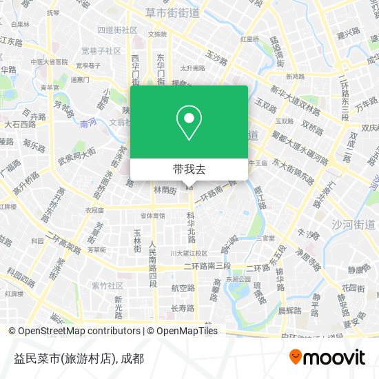 益民菜市(旅游村店)地图