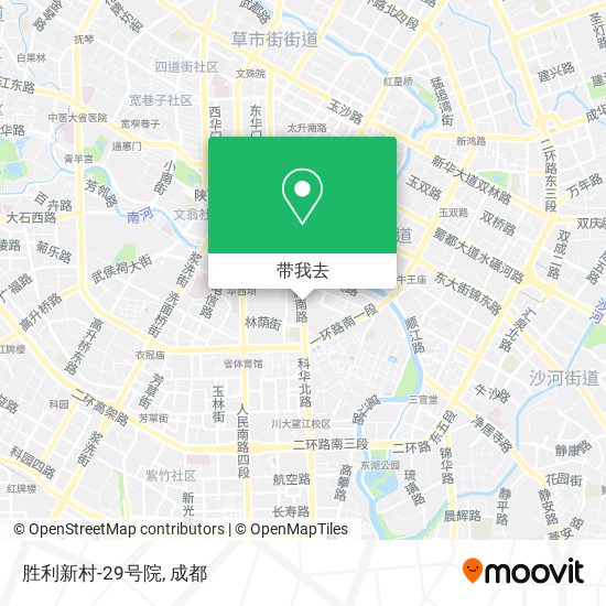 胜利新村-29号院地图