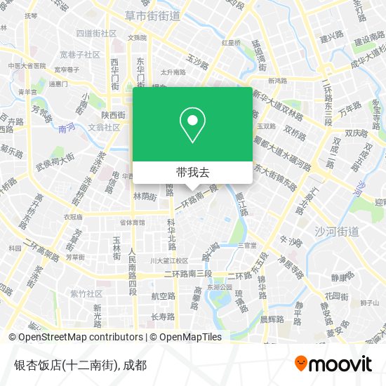 银杏饭店(十二南街)地图