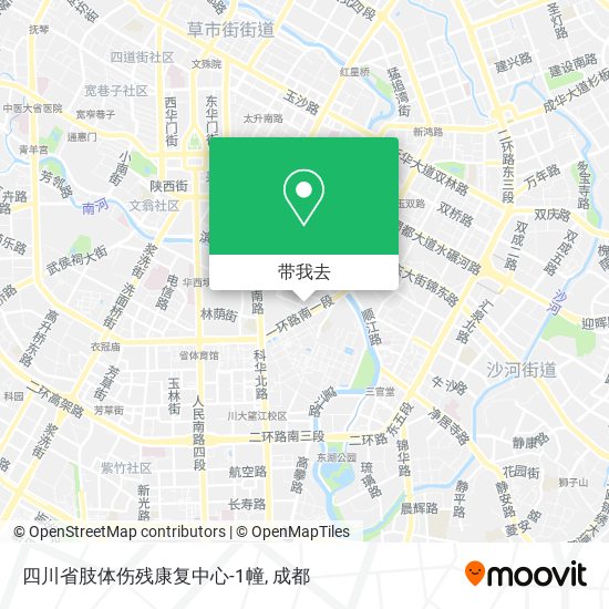 四川省肢体伤残康复中心-1幢地图