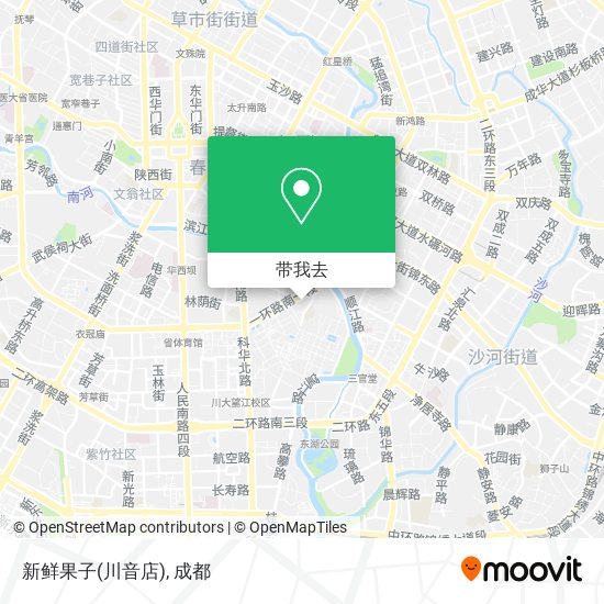 新鲜果子(川音店)地图