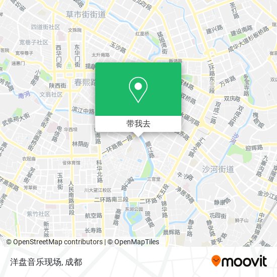 洋盘音乐现场地图