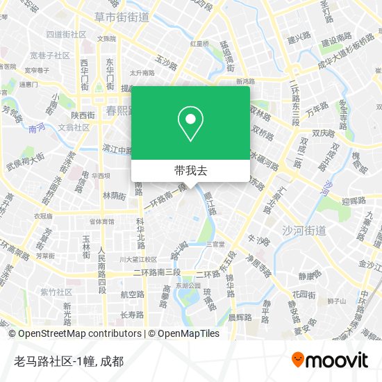 老马路社区-1幢地图