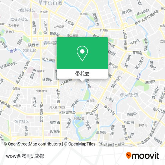 wow西餐吧地图