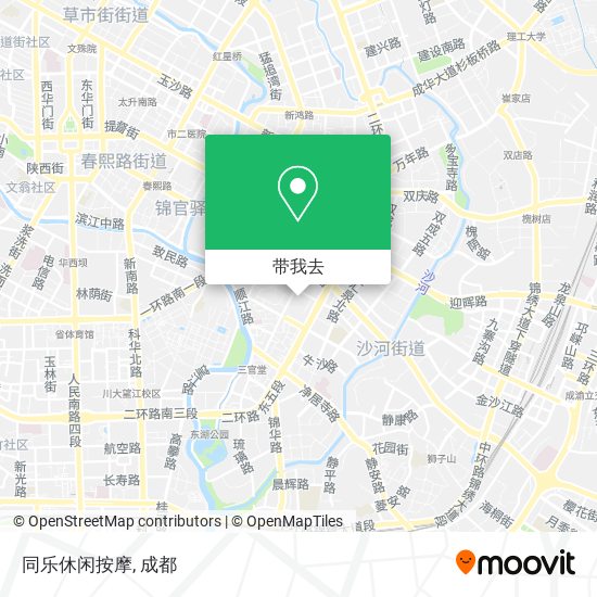 同乐休闲按摩地图
