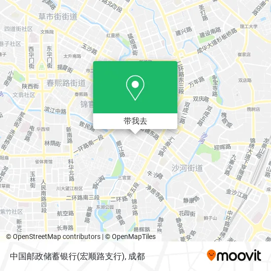 中国邮政储蓄银行(宏顺路支行)地图