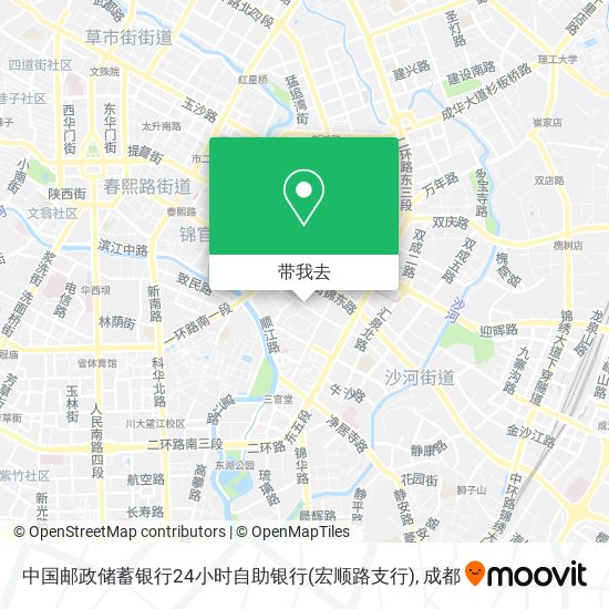 中国邮政储蓄银行24小时自助银行(宏顺路支行)地图