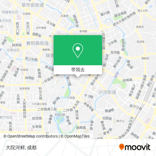 大院河鲜地图