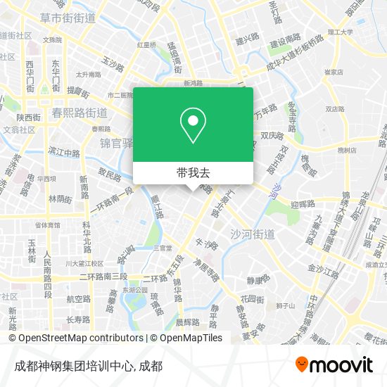 成都神钢集团培训中心地图