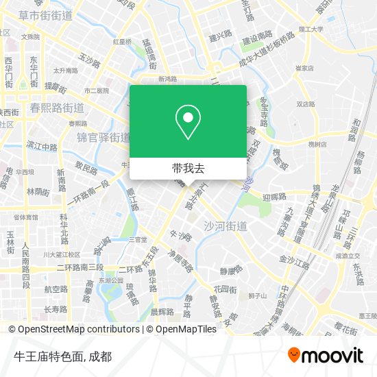 牛王庙特色面地图