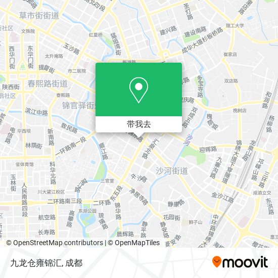 九龙仓雍锦汇地图