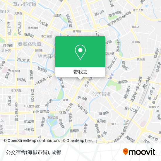 公交宿舍(海椒市街)地图