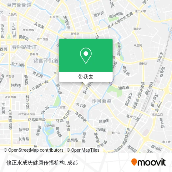 修正永成庆健康传播机构地图