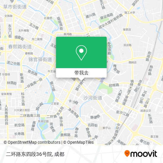 二环路东四段36号院地图